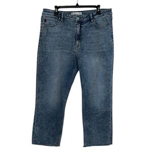 KanCan for Maurices Women’s Size 14 High Rise Straight Leg Cropped Jeans